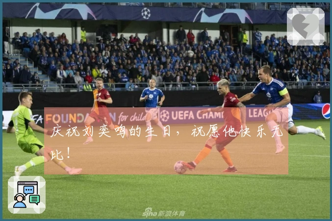 庆祝刘奕鸣的生日，祝愿他快乐无比！